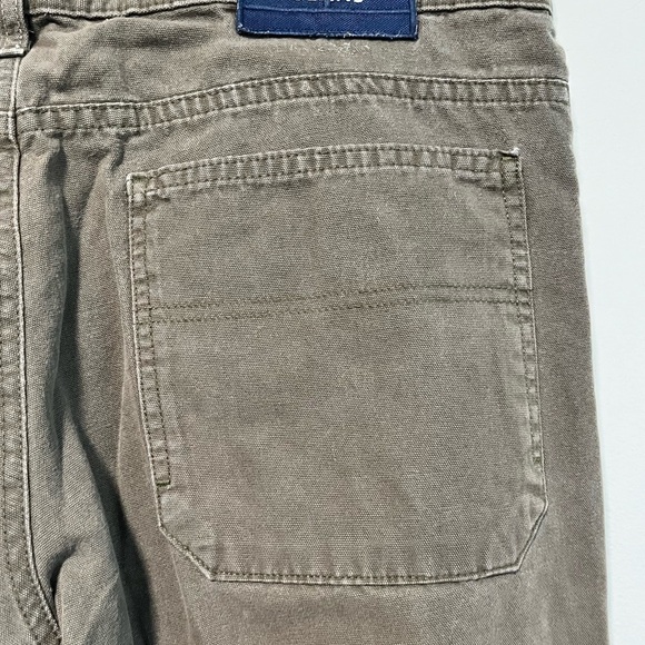 Tommy Jeans Men’s Utility Canvas Pants – Olive Green, Size 34, Made in Canada - Picture 12 of 14